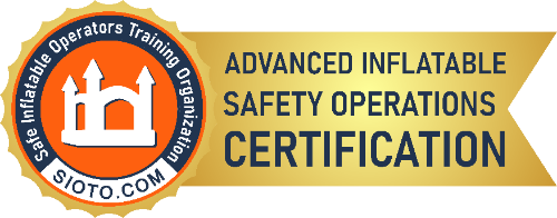 SIOTO Advanced Inflatable Safety Operations Certification badge